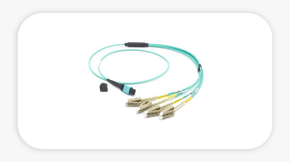 MPO to 8 LC cable